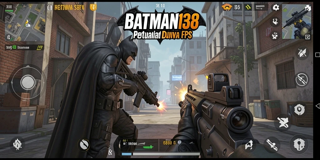 Screenshot utama BATMAN138 menampilkan aksi seru dalam gameplay FPS.