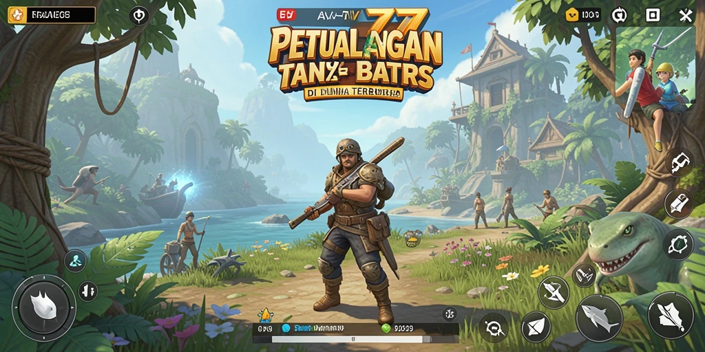 Gameplay seru dalam dunia terbuka yang luas dan penuh petualangan.