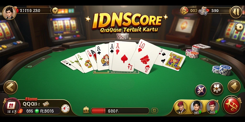 Tampilan utama gameplay QiuQiu IDNSCORE yang menegangkan.