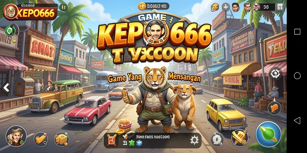 Tampilan gameplay <strong>KEPO66</strong> yang seru dan menantang, cocok untuk penggemar game Tycoon.