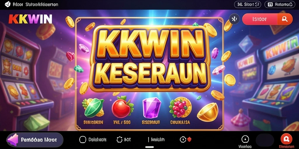 Tampilan gameplay KKWIN yang menarik dan penuh warna.