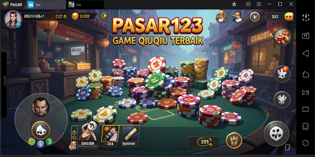 Gameplay seru QiuQiu di PASAR123 dengan grafis menawan.