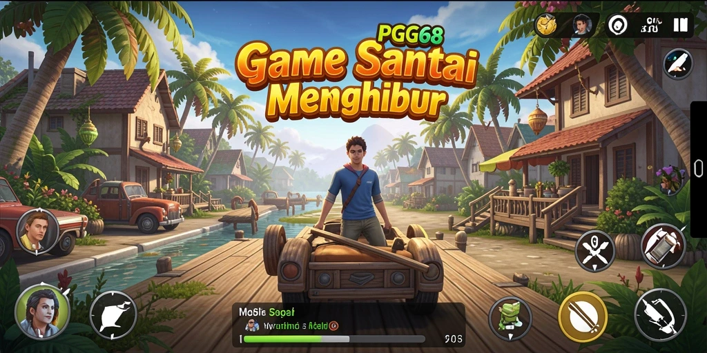 Tampilan gameplay menarik dan penuh warna dari PGG68.