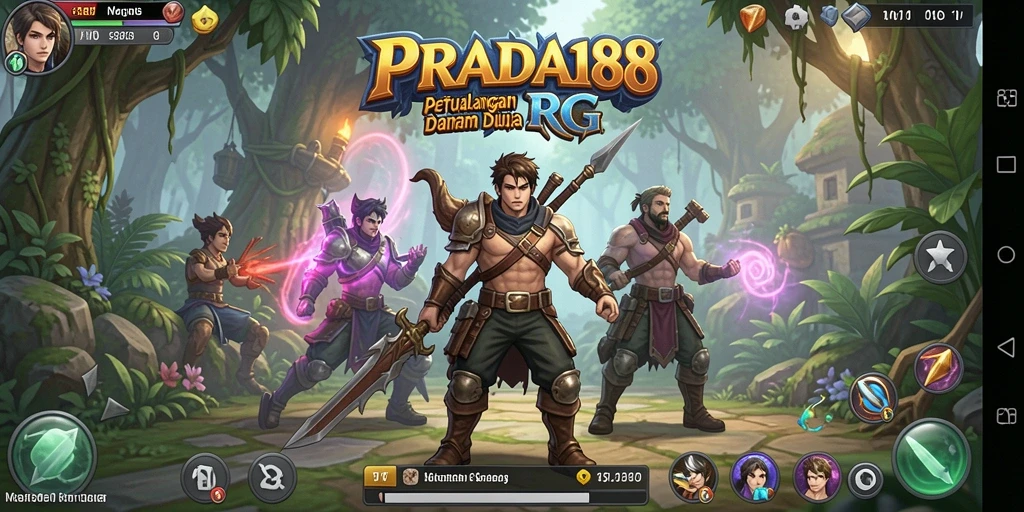 Tampilan luar biasa dari gameplay RPG yang menarik.