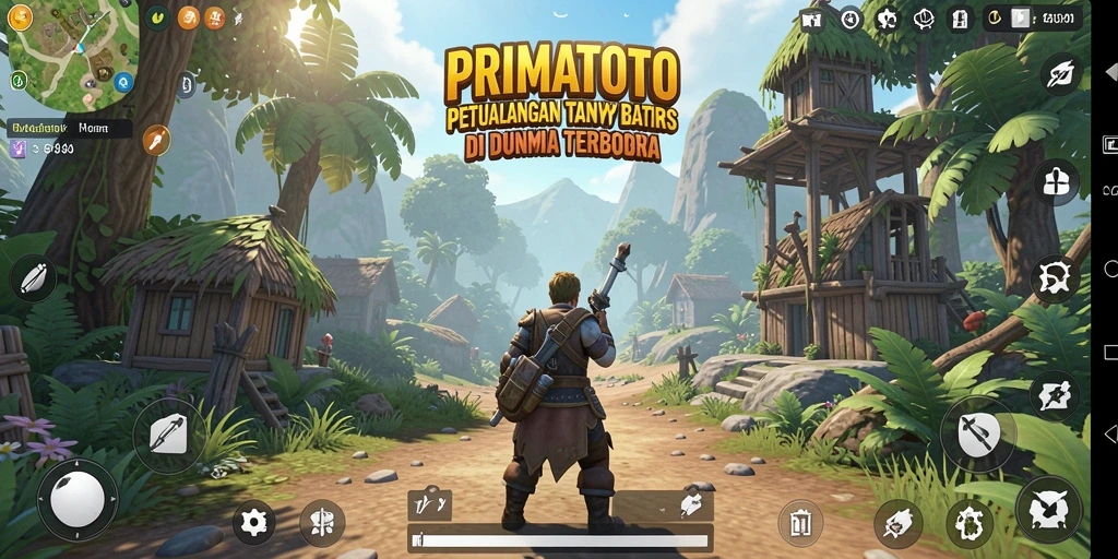 Tampilan permainan Open World yang menakjubkan dalam PRIMATOTO.