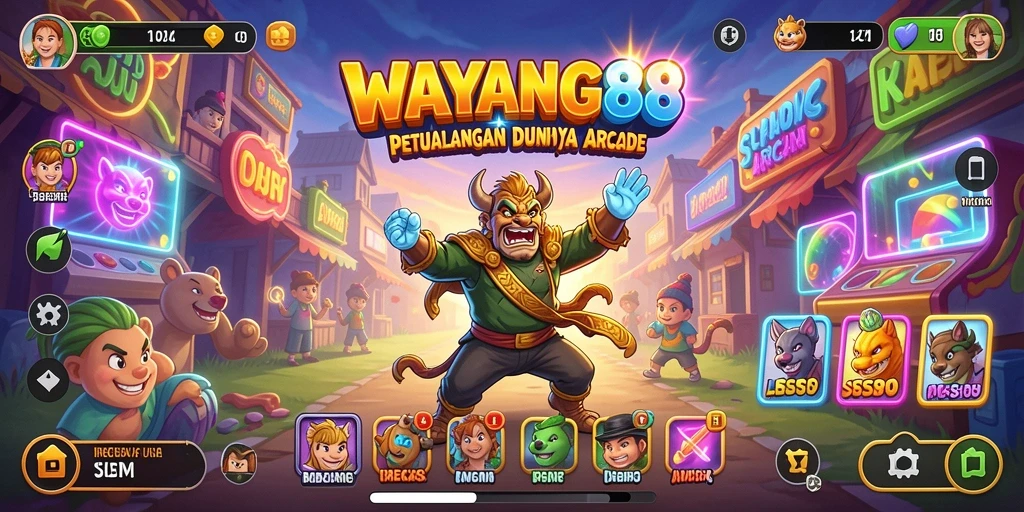 Tampilan gameplay WAYANG88 yang penuh warna dan menarik.