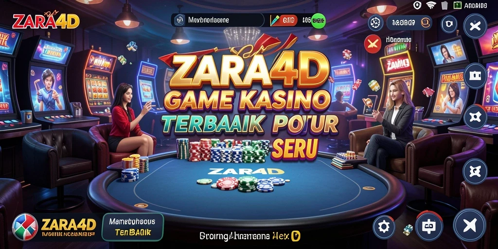 Screenshot gameplay ZARA4D menampilkan suasana kasino yang mendebarkan.